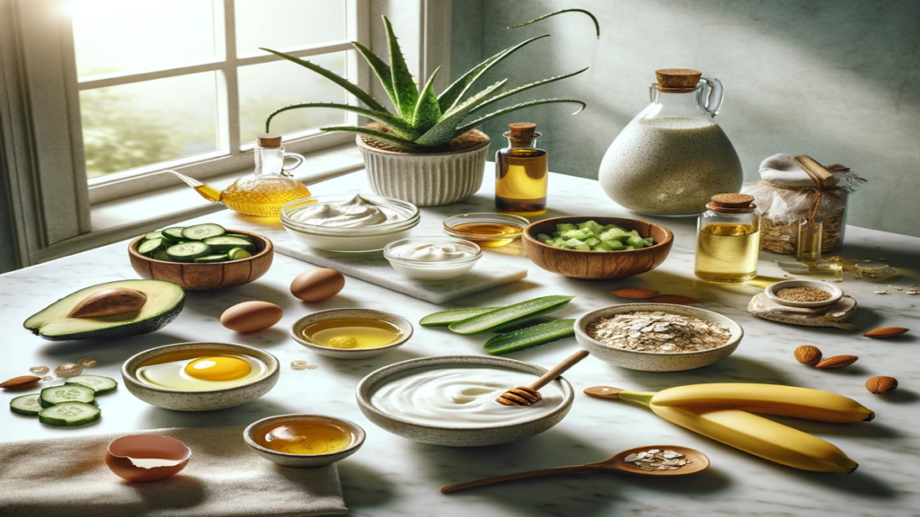 Homemade beauty masks for hydration