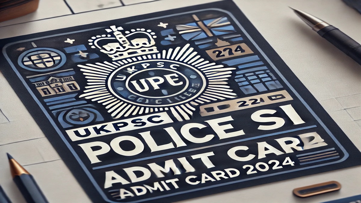 UKPSC Police SI Admit Card 2024