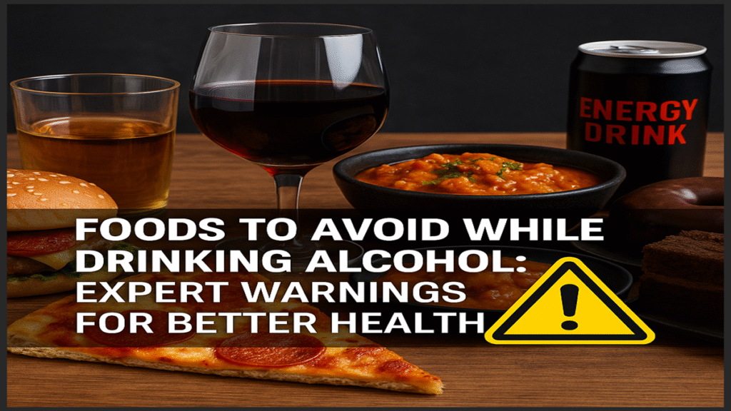 foods to avoid while drinking alcohol